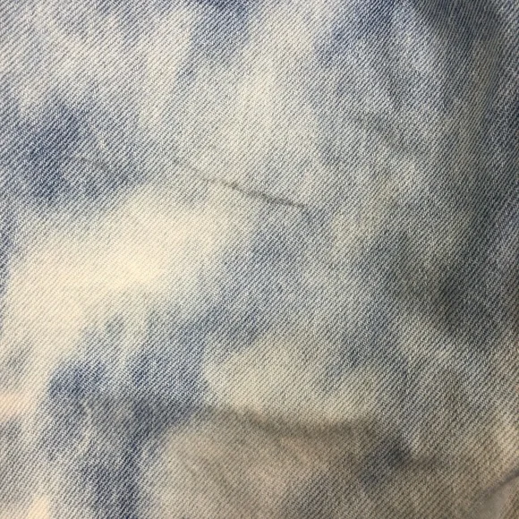 Vintage Two Tone Tie Dye High Waisted Denim Jeans Sz 27 - Picture 10 of 11